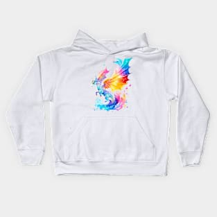 Sea Ddragon In Watercolor Style Kids Hoodie